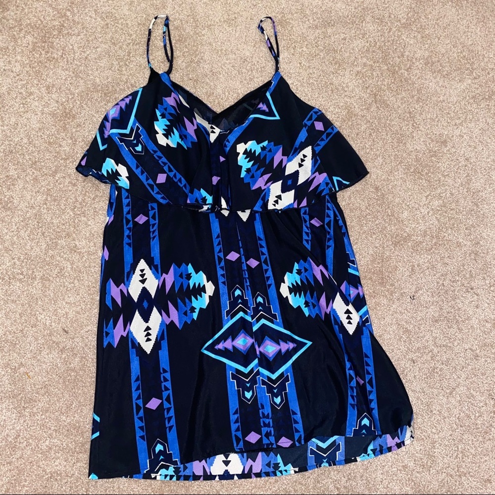 Aztec Ruffled Dress - Picture 3 of 3